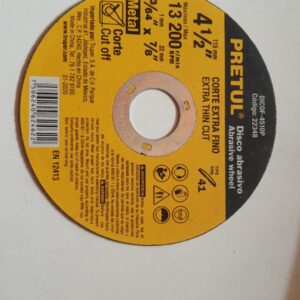 Disco de corte PRETUL